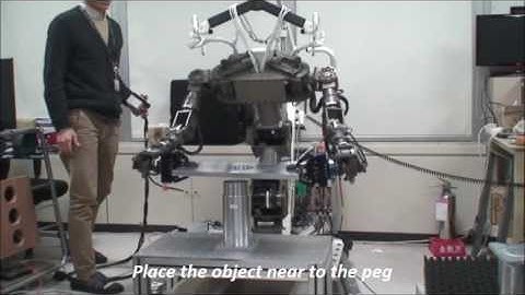 Upper-body Dual-Arm Robot-Picking up heavy objects