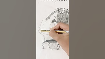 How to draw Frieren Face side profile✨ ✏️#howtodraw  #メイキング #creativeart #drawing #anime #shorts