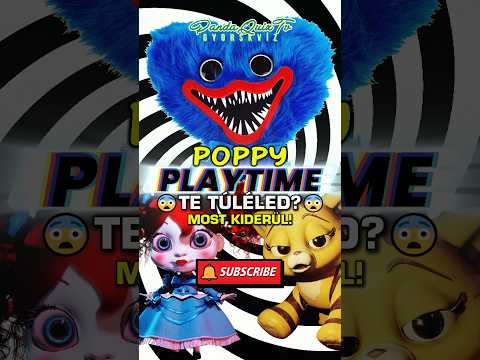 KVÍZ: 😱POPPY PLAYTIME!👹💀Te TÚLÉLED?😨 #shorts #trending #poppyplaytime