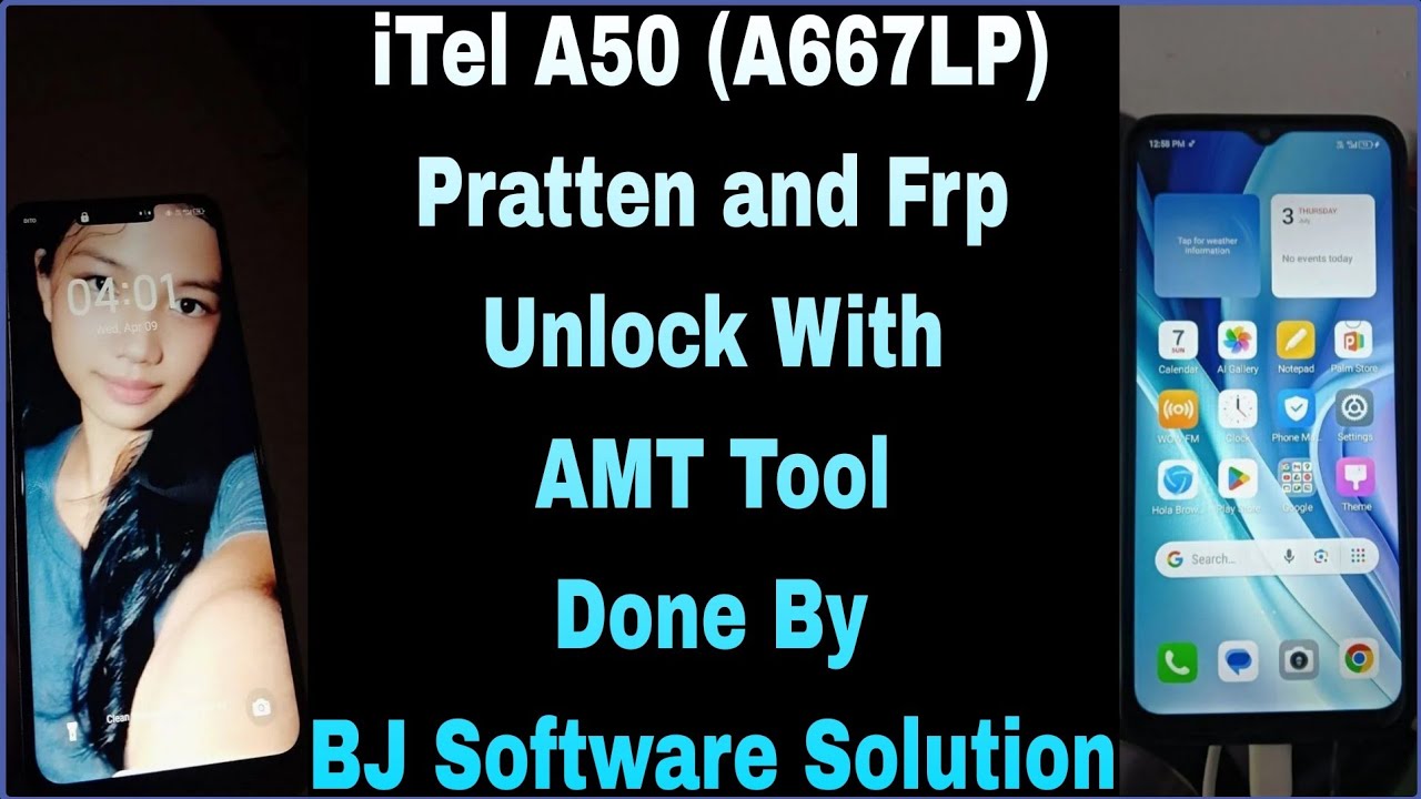 iTel A50 (A667LP) Pratten and Frp Unlock With AMT Tool Done By BJ Software Solution