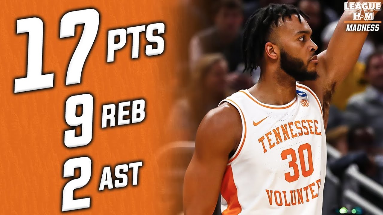 Josiah Jordan-James leads Tennessee to R1 NCAA Tourney Win | Full Highlights | 3.17.22
