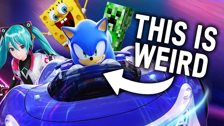 Sonic Racing Crossworlds is WEIRD...