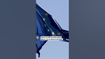 Why is the EU rolling back its AI regulation?