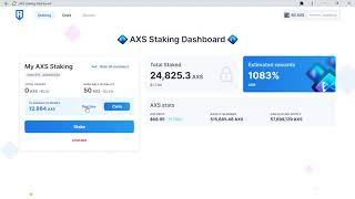 How to claim & restake your AXS reward | Tutorial