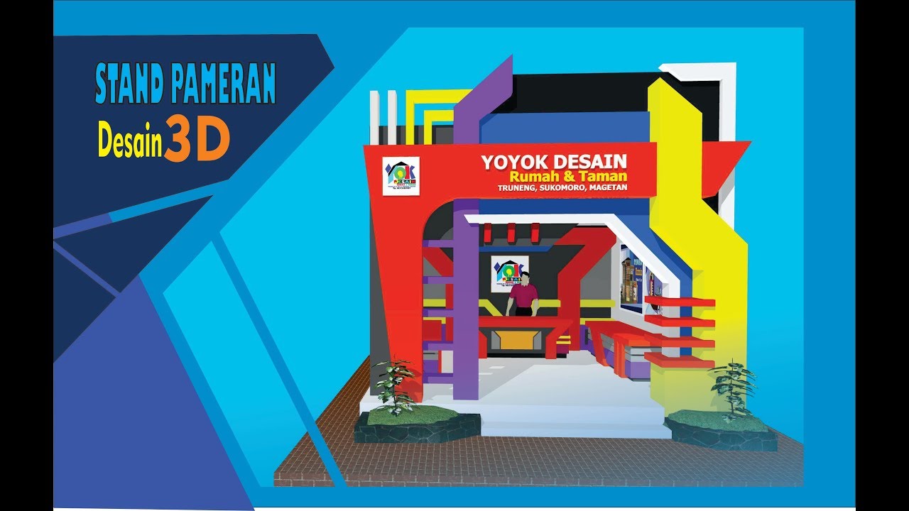 Stand Pameran Desain 3d Populer Terbaru Unik YouTube Stand Pameran Desain 3d Populer Terbaru Unik YouTube