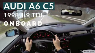 Audi A6 C5 Avant 1 9 Tdi Onboard Pov Evening Drive Youtube