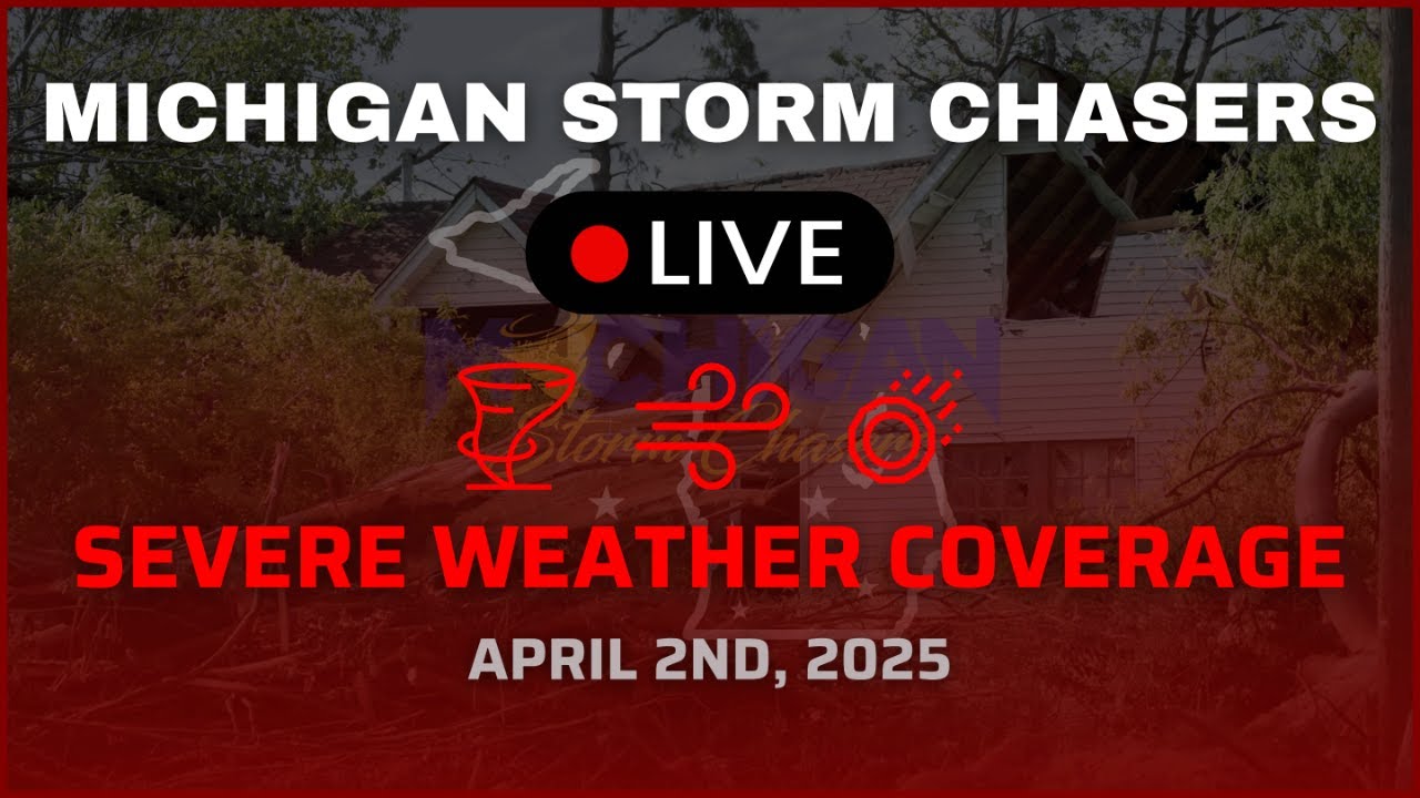 Michigan Severe Weather Coverage for April 2nd, 2025 - YouTube