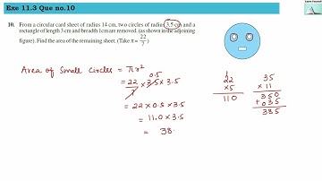 Q.10 Exe 11.3|| Perimeter and Area Chapter-11 Class-7|| CBSE Math||Exercise 11.3