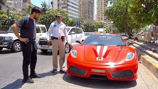 India Police pulled me over in a Ferrari ...