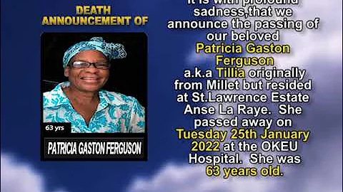 Patricia Gaston Ferguson  short