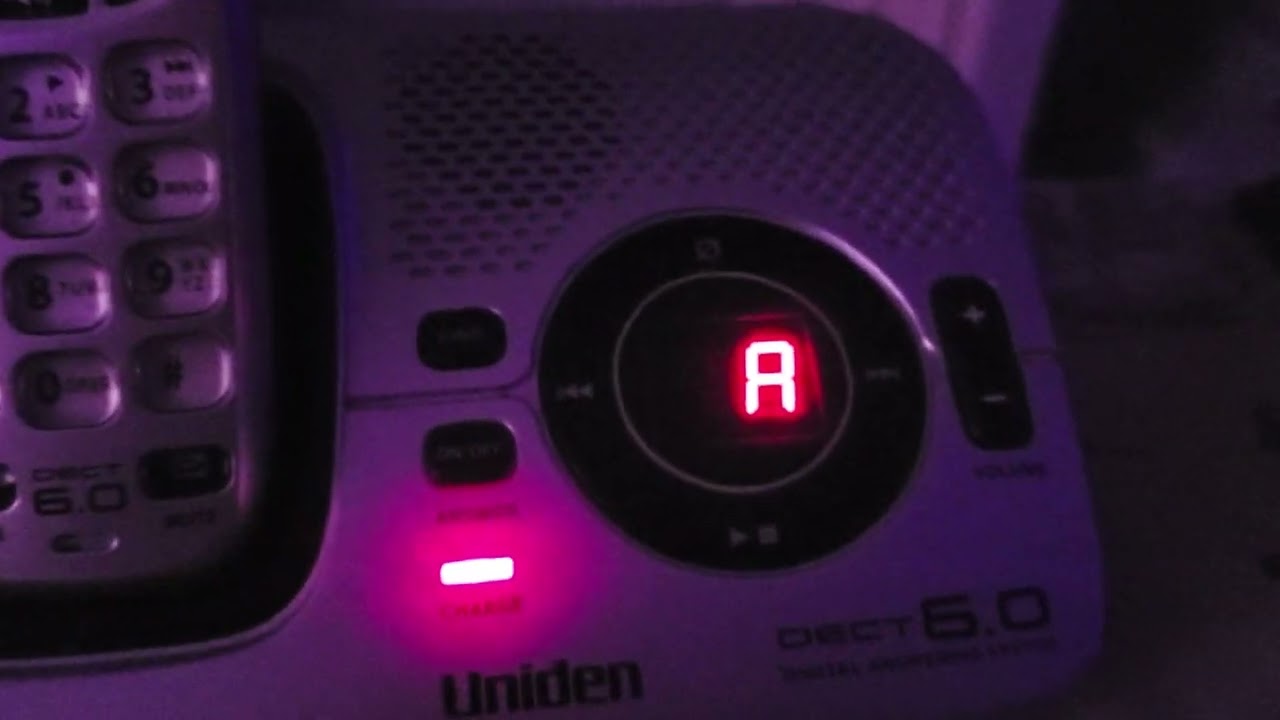 Announce Only on a Uniden DECT1580