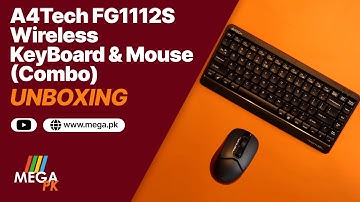 Unboxing of A4Tech FG1112S Wireless Keyboard & Mouse (Combo) | Mega.PK