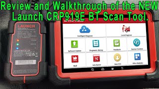Review/Walkthrough of the NEW Launch CRP919E BT Scan Tool on a 5th Gen Camaro, Test and Functions.