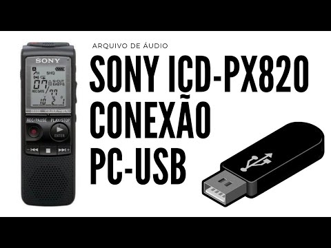 Sony icd-px820 descarregar arquivo PC notebook