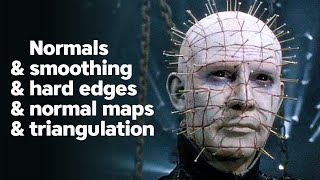 Understanding Normals, Normal Maps, Smoothing, Hard Edges and Triangulation