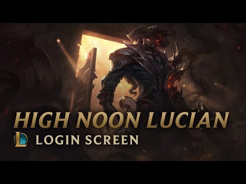 High Noon Lucian | Login Screen - League of Legends