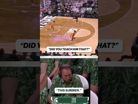 The Very First Glimpse Of What Tom Izzo Taught Coen Carr To Do Cbk Basketball