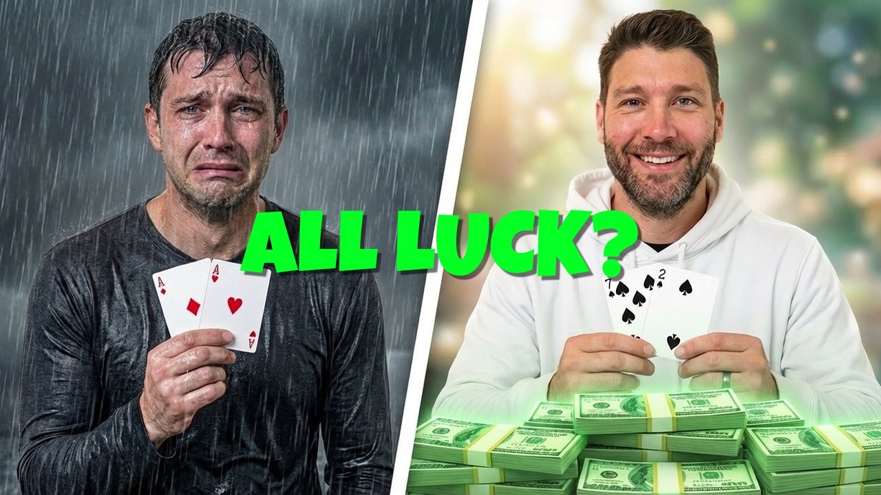 Are Poker Pros Actually Just Lucky? (I Checked the Math)