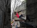 Gunks bouldering  village idiot v7