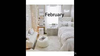 Choose your birthday month and see your bedroom 😍😍🤩🤩🛏️🛏️