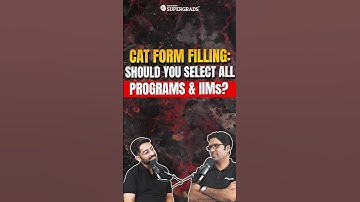 CAT 2024 Form Filling: Select All IIMs or Choose Wisely? 🤔📋| CAT 2024 Form Fill Up Guide 🔎| #shorts