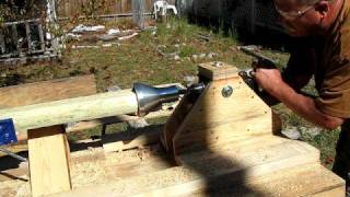 timber jig for tenon cutter Tennessee home made tenon cutter jig.