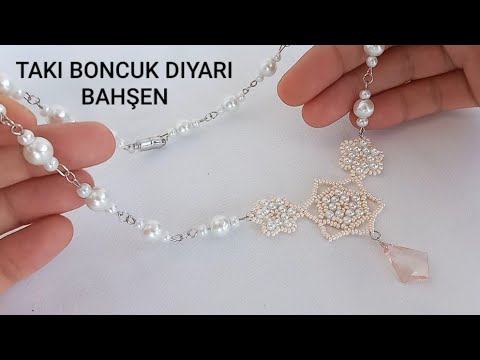 ZARİF VE MOTİFLİ İNCİ KOLYE YAPIMI /ELEGANT AND MOTIFY PEARL NECKLACE MADE /DİY