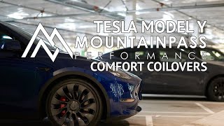 Tesla Model Y Mountain Pass Performance Comfort Adjustable Coilovers