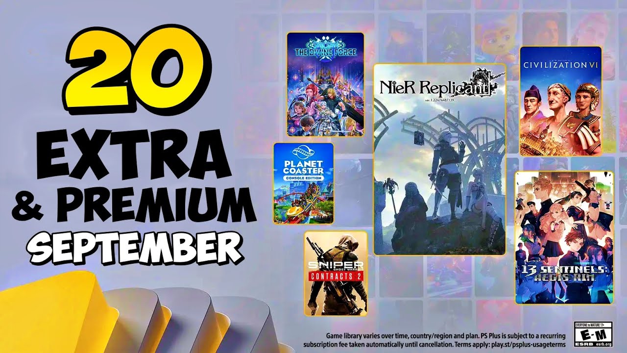 PlayStation Plus Extra and Premium Games for November 2023 Revealed