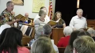 Shape Note Singing At Ebenezer UMC - May 15, 2016