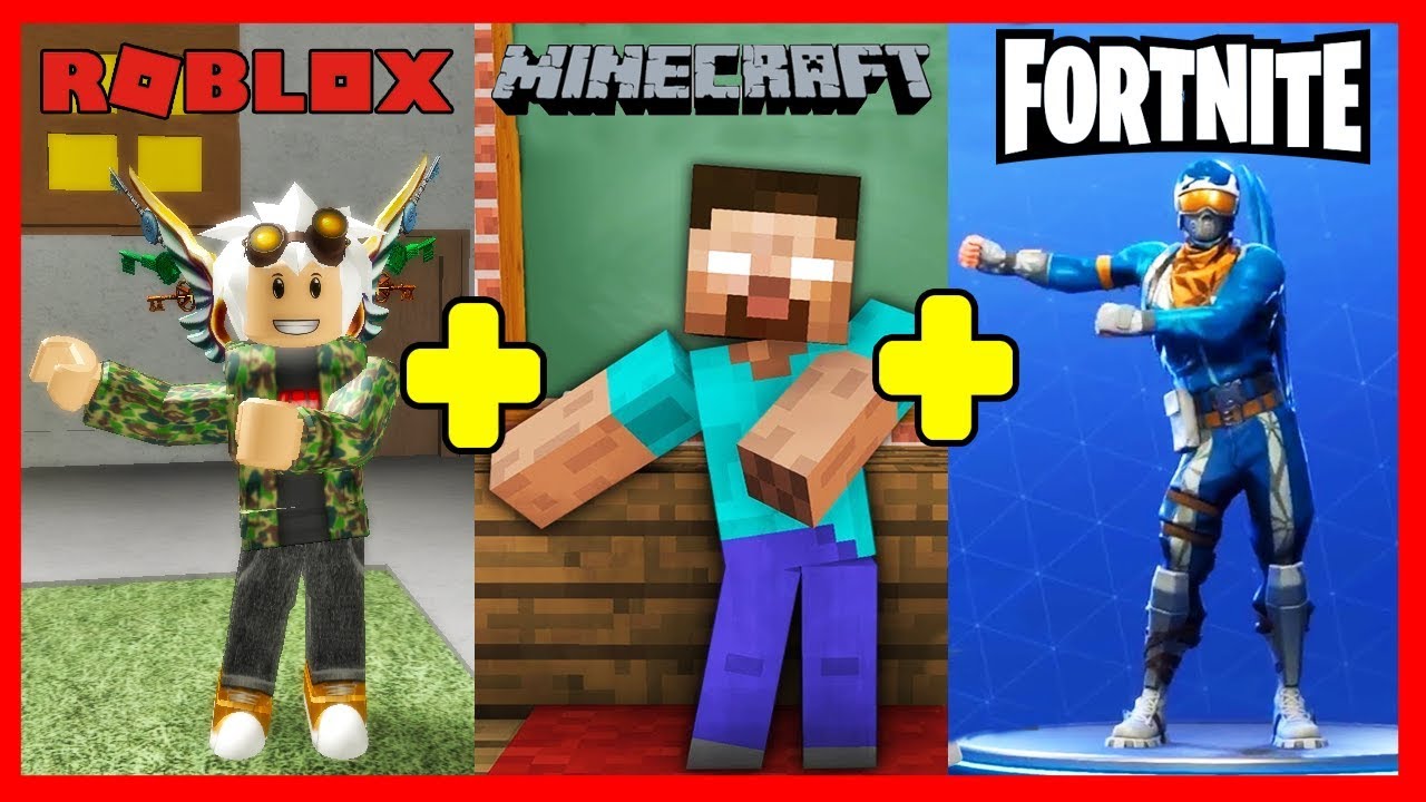 Roblox And Minecraft And Fortnite