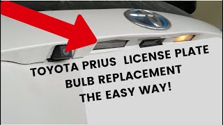 2012 TOYOTA PRIUS LICENSE PLATE BULB REPLACEMENT UPDATED! by Fix It With Dad 33,497 views 4 years ago 7 minutes, 56 seconds