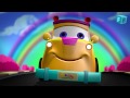 The Wheels On The Bus Go Round And Round | Flickbox Nursery Rhymes | Children Songs | 3D