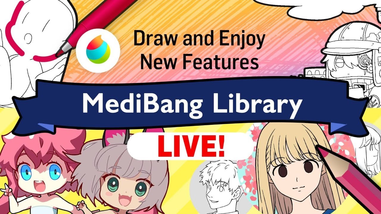 Library release. MEDIBANG. Jump Paint от MEDIBANG.