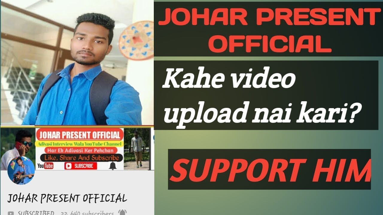 JOHAR PRESENT OFFICIAL support him