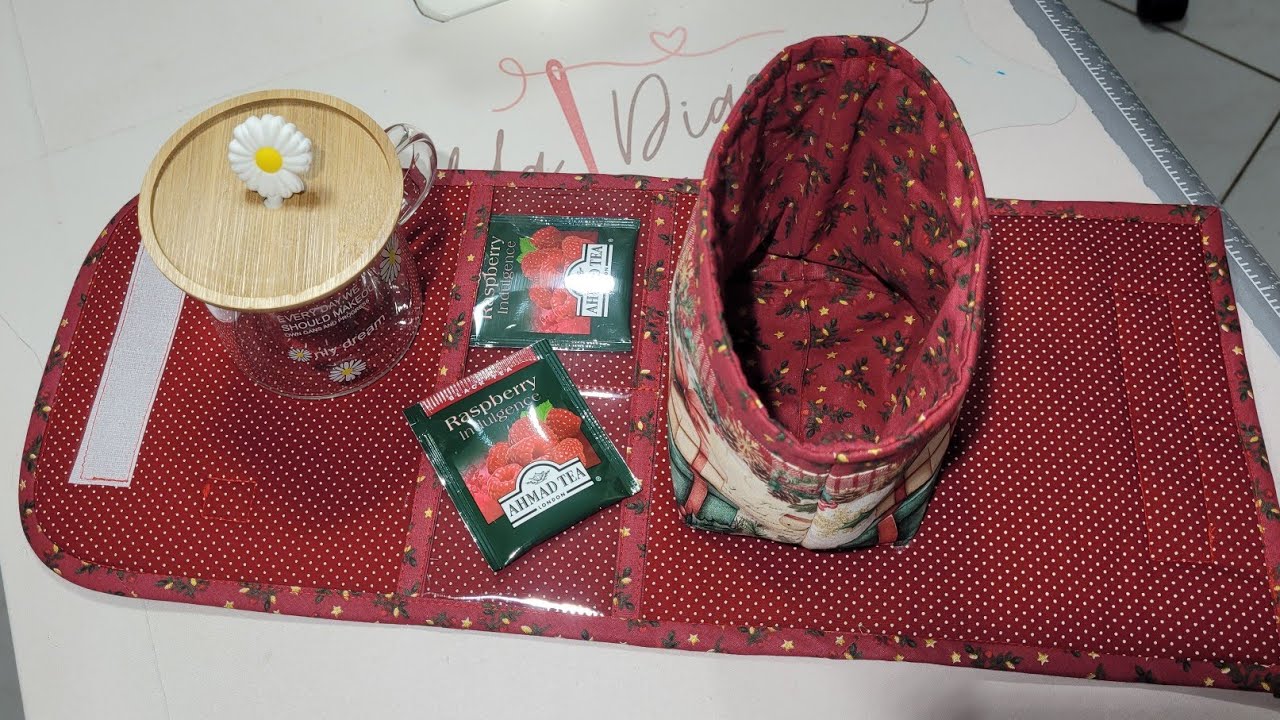 🌼 12- Porta xícara 