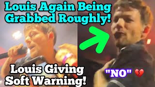 Louis Soft Warning For Rough Fans At Barricade 😳 Louis Tomlinson Barcelona Show  screenshot 4