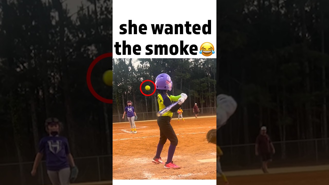 she wasn't scared 😅😅