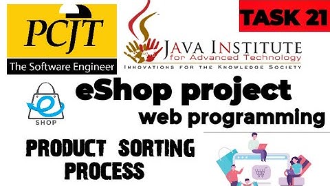 Web Project Task 21| java institute |  1st Year | e shop @javainstituteforadvancedte1415