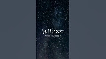 #ولقد زينا السماء الدنيا (قران كريم ياسر الدوسري 🎧✨)