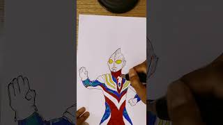 Drawing Ultraman Tiga - Colouring by echologia time channel 70 views 1 month ago 5 minutes, 53 seconds