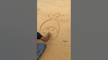 Draw Seal 🦭 using 6 #art #chandanartacademy