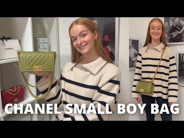 CHANEL SMALL BOY BAG  What Fits, Mod Shots & is it Worth it? 