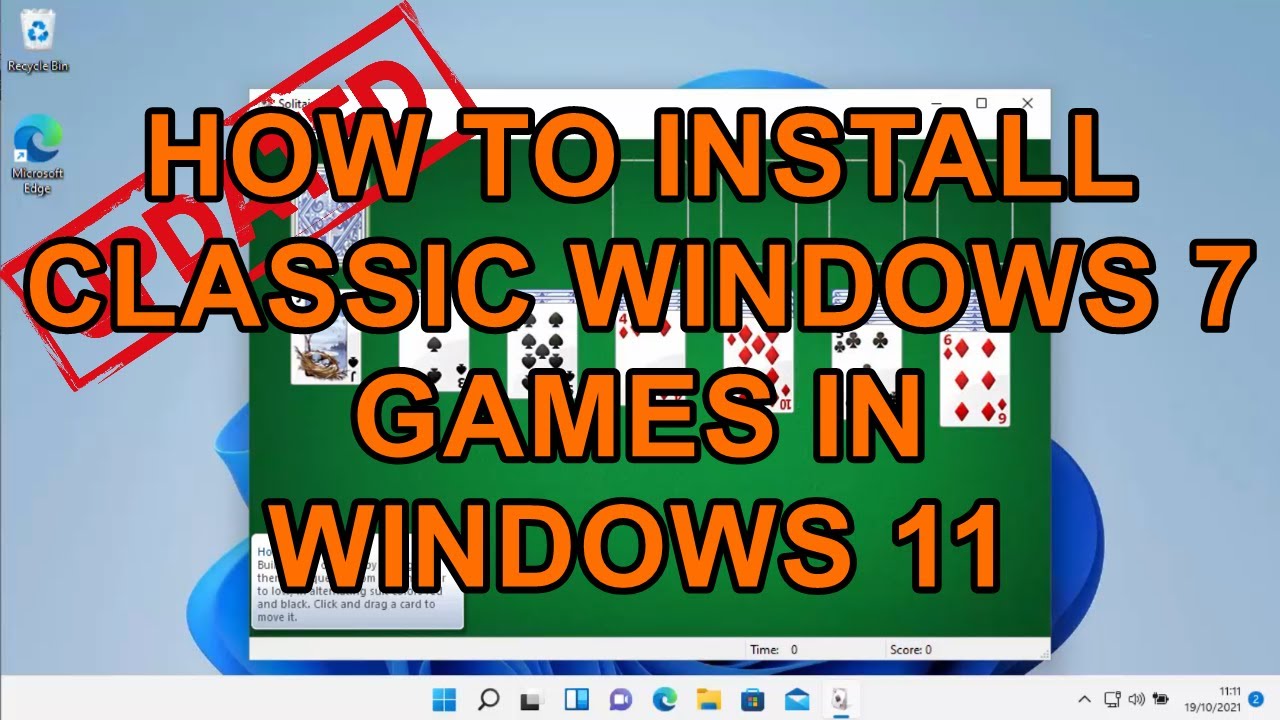 Install Windows 7 Games on Windows 10 (Chess Titans, Minesweeper, Solitaire  etc.) 