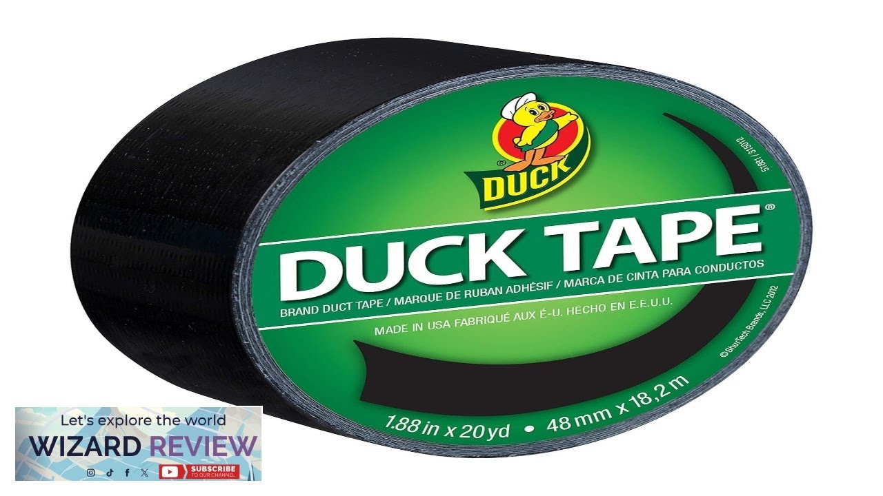 Duck Brand 1265013 Color Duct Tape Single Roll Black Review