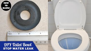 DIY  How To Stop Water Leaking|Running|Dripping|Trickling into Toilet Bowl/Pan  Fix/Repair WC|Loo
