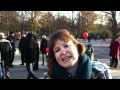 Heike hnsel auf der demo banken in schranken berlin 121111