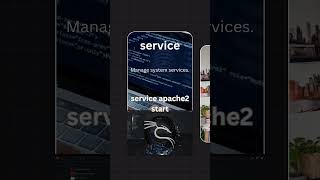 Linux Command  service ⚙️ Manage System Services #Shorts