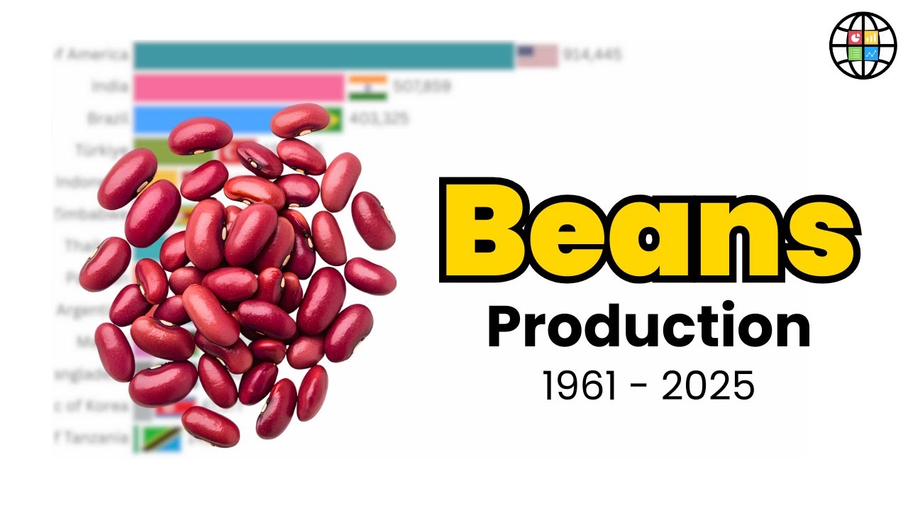 Top Beans Producing Countries | Global Ranking 1961–2025