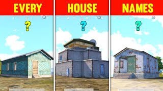 ERANGEL Map All Buildings And House Names (BGMI) Pubg Mobile Every House Name - Star Spectre ||